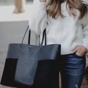 Leather Tory Burch Tote